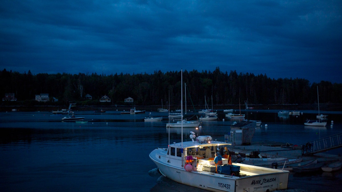 Maine lobster boat Tenants Harbor