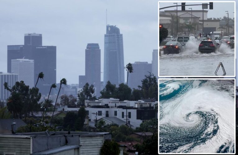 ‘Pineapple Express’ sweeps California as an atmospheric river fuels storms and floods state