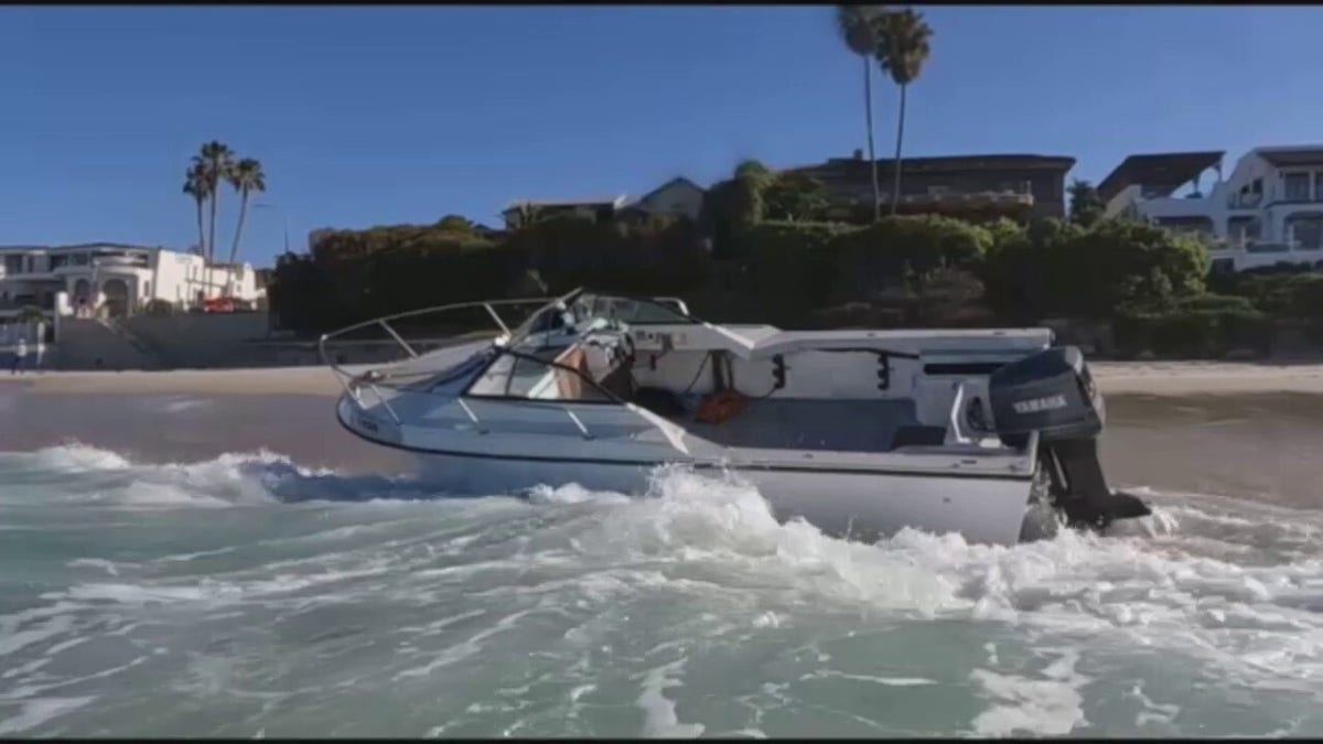 The abandoned speed boat