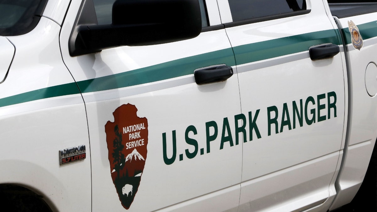 U.S. National Park Service ranger truck