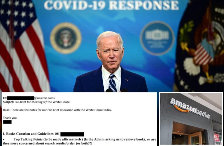 Amazon ‘censored’ COVID-19 vaccine books after ‘feeling pressure’ from Biden White House: docs