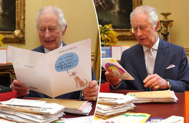 Tearful King Charles reads get-well cards from fans amid cancer battle — see emotional video