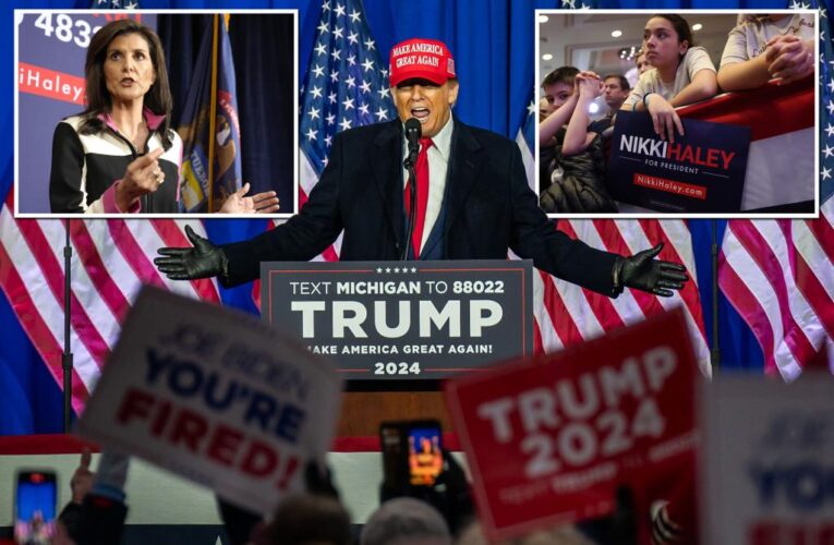 Trump wins Michigan primary in latest blow to Nikki Haley