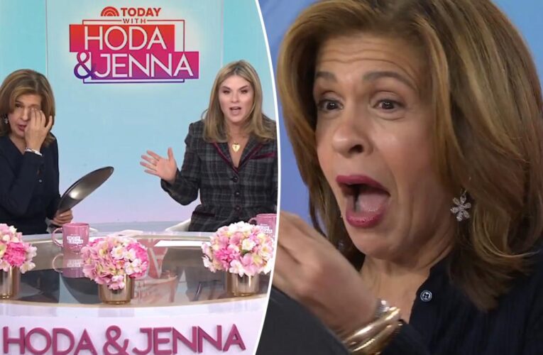 Hoda Kotb loses her contact lens live on ‘Today’: ‘I can’t read!’
