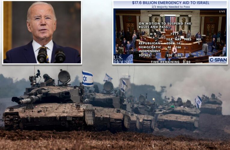 House rejects standalone Israel aid bill after Biden’s veto threat
