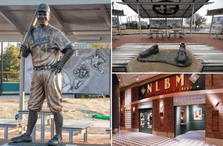 Cleats of stolen Jackie Robinson statue heading to Negro Leagues Baseball Museum