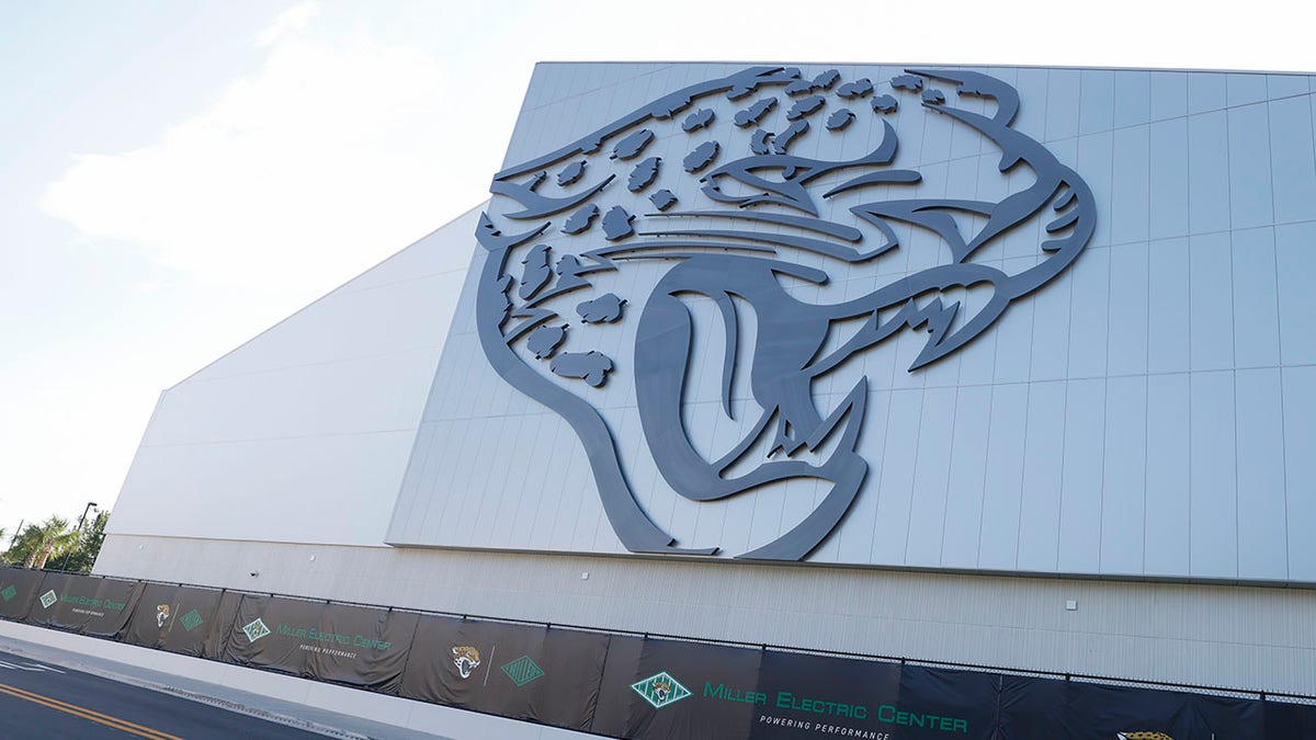 Jaguars logo on building