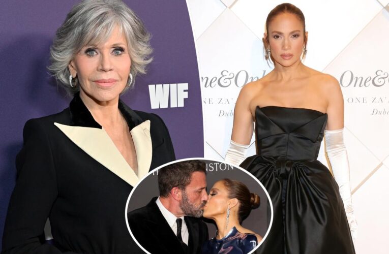 Jane Fonda slams Jennifer Lopez’s ‘absurd’ musical film for excessive Ben Affleck PDA