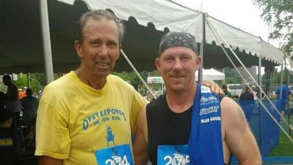 John Brooks with his teacher father