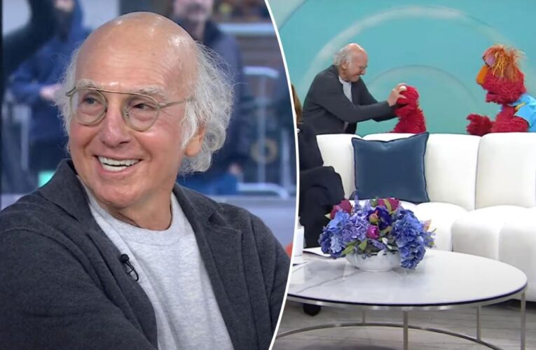 Larry David for beats ‘the s—t out of Elmo’ on the ‘Today’ show