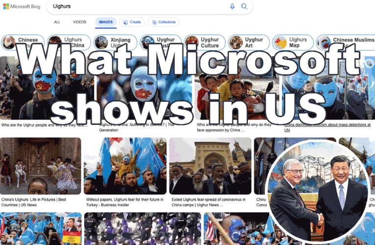 How Microsoft’s Bing in China censors Uyghur ‘genocide’