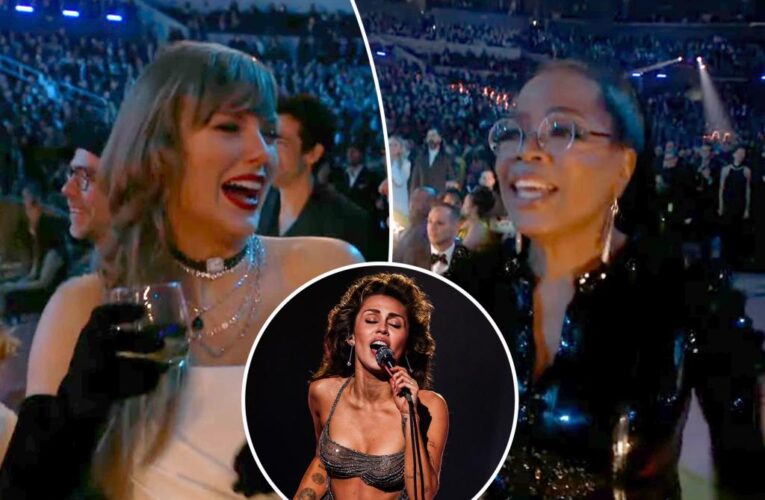 Taylor Swift, Oprah Winfrey lose it over Miley Cyrus Grammys 2024 ‘Flowers’ performance
