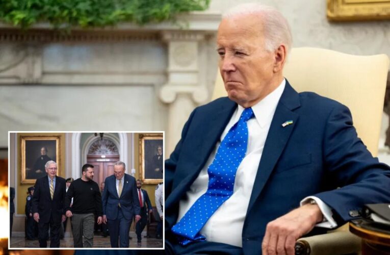 Biden argues it’s ‘close to criminal neglect’ for Congress not to pass Ukraine aid bill
