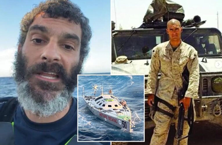 Marine vet Ronnie Simpson rescued after 10-hour wait in middle of Atlantic during around-the-world sailing race