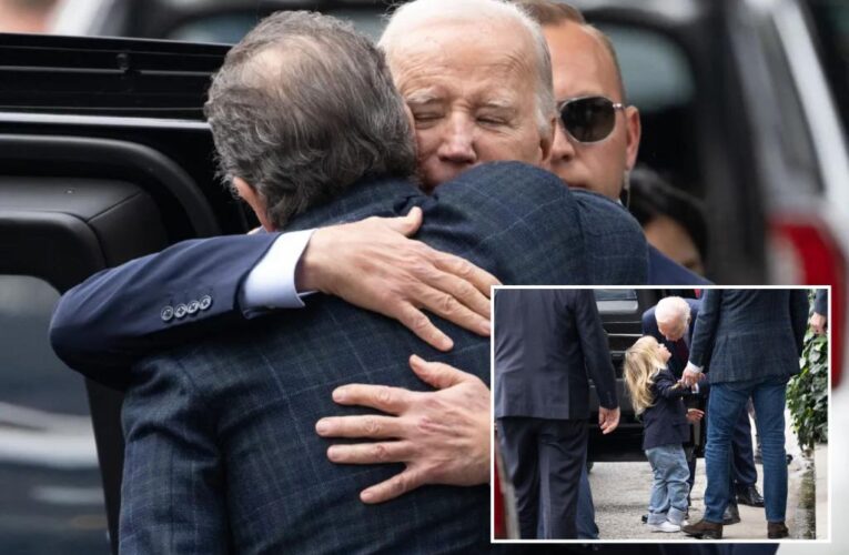 President Biden celebrates son Hunter’s 54th birthday at LA hotspot with big hug