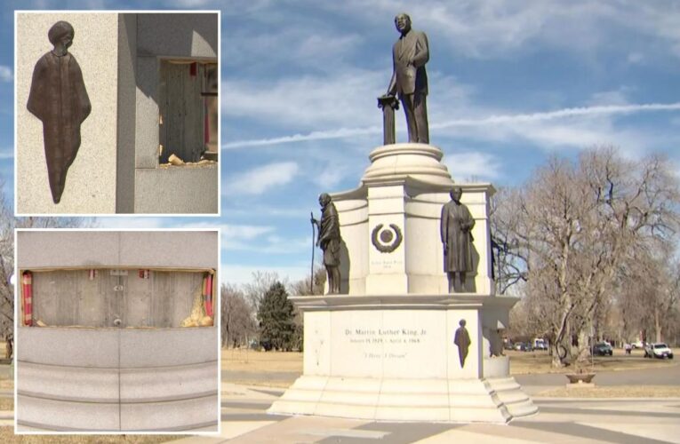 Martin Luther King Jr. memorial in Denver parts stolen