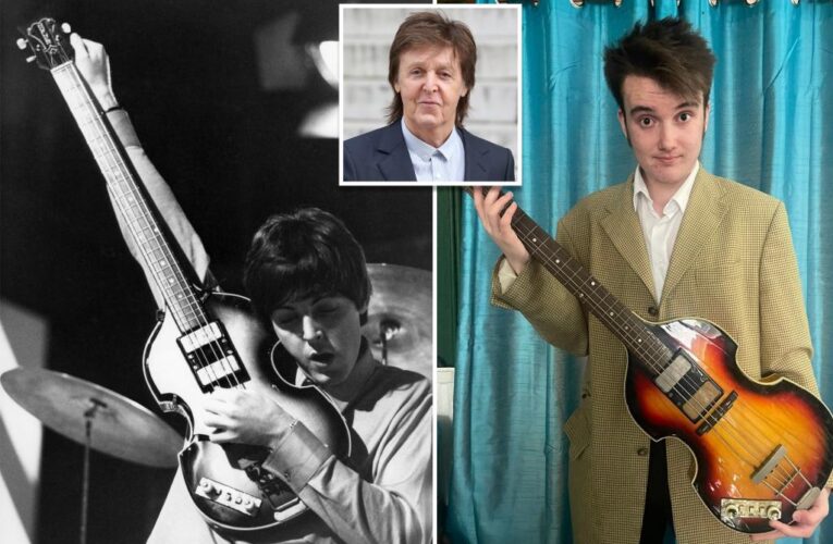 Paul McCartney reunited with beloved bass used to record hits like ‘Love Me Do’ 51 years after it was stolen