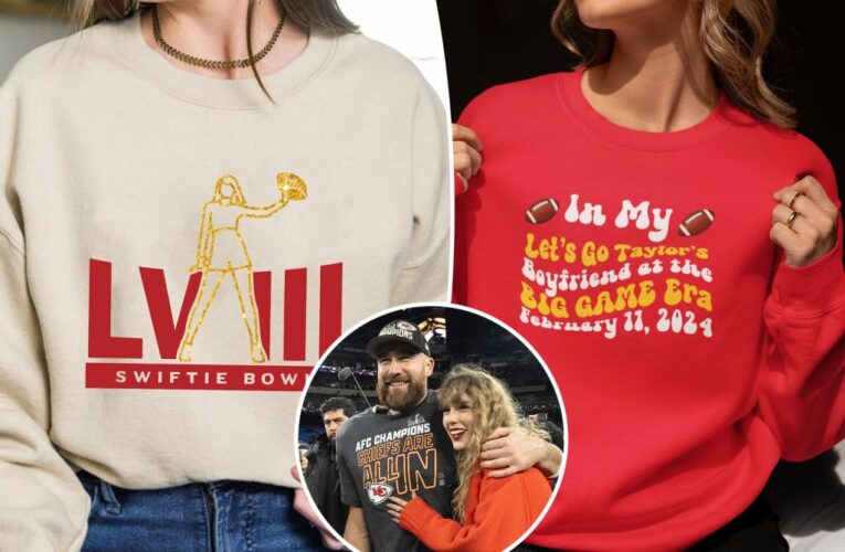 Forget Travis Kelce jerseys, Taylor Swift Super Bowl sweatshirts are America’s hottest merch: ‘In My Chiefs Era’