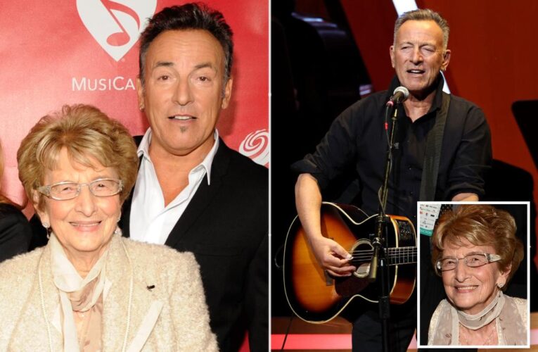 Bruce Springsteen’s mother Adele dead at 98 after a long battle with Alzheimer’s disease