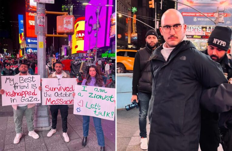 Brothers who saved dozens during Hamas attack confront NYC agitator
