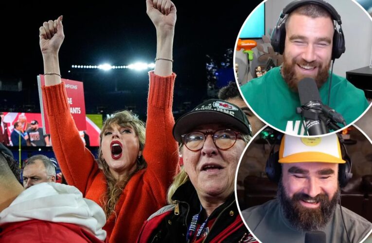Travis, Jason Kelce congratulate Taylor Swift on joining Chiefs for Super Bowl in her ‘rookie year’