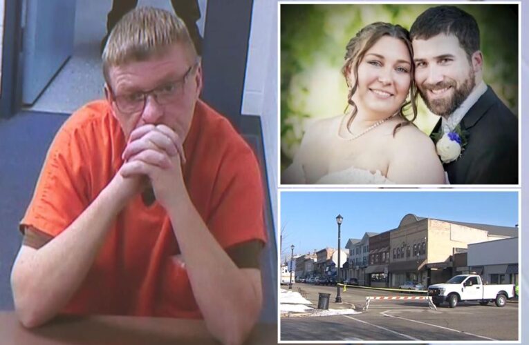 Convicted felon who shot dead newlyweds in bar admits he killed them for less than $150: cops