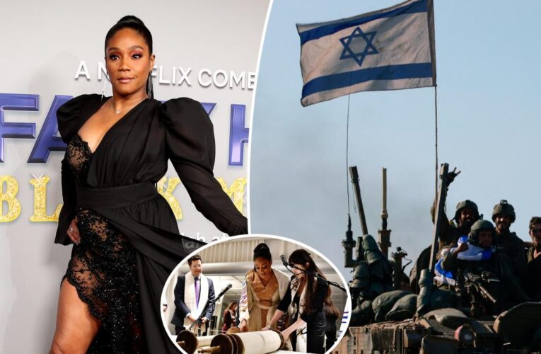 Tiffany Haddish angers fans with business class trip to Israel to ‘find a man’ and see war with her ‘own eyes’