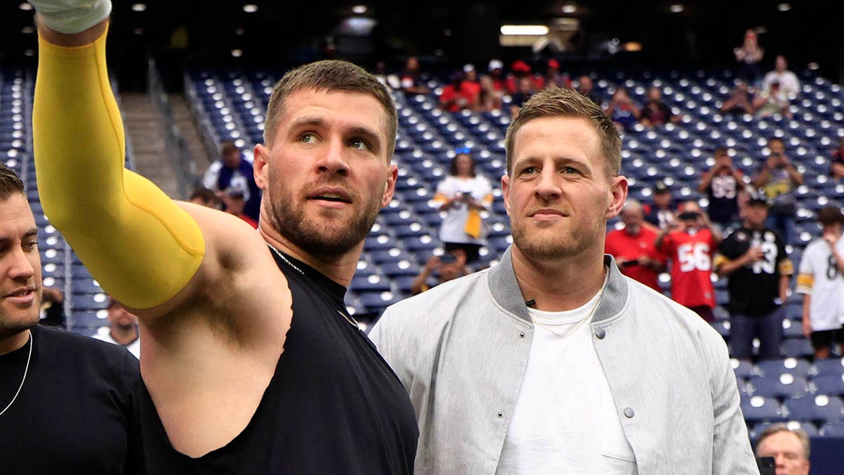 Derek Watt, T.J. Watt and J.J. Watt