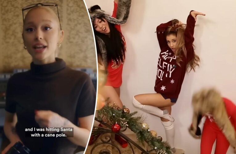 Ariana Grande’s ‘weird Christmas lingerie’ forced the label to cancel her original ‘Santa Tell Me’ music video