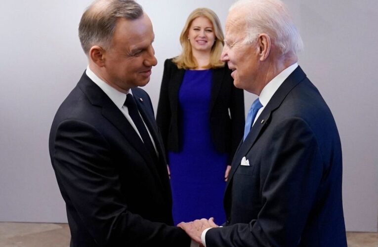 Polish leaders visit White House with hope of spurring US to send more aid to Ukraine