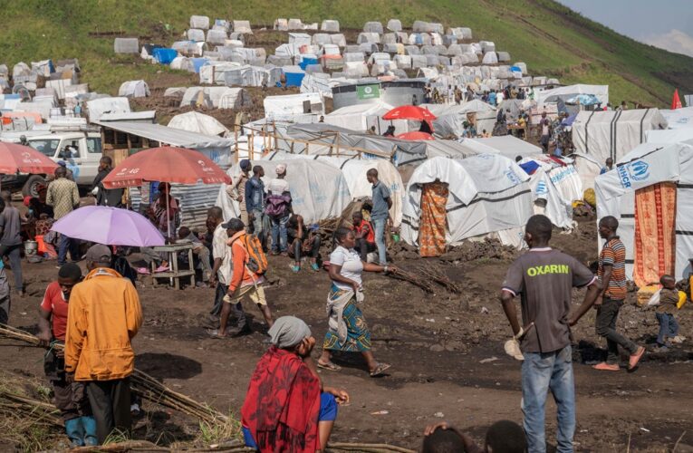 At least 250,000 displaced as conflicts rage on in the Congo