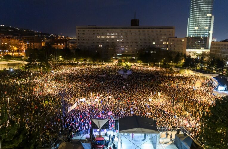 Protests erupt over Slovak government’s planned public broadcasting overhaul