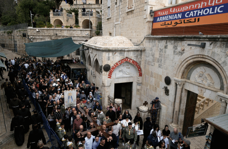 In Jerusalem, Palestinian Christians observe scaled-down Good Friday rituals