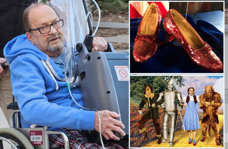 Second suspect indicted in ‘Wizard of Oz’ ruby slippers heist used sex tape for leverage