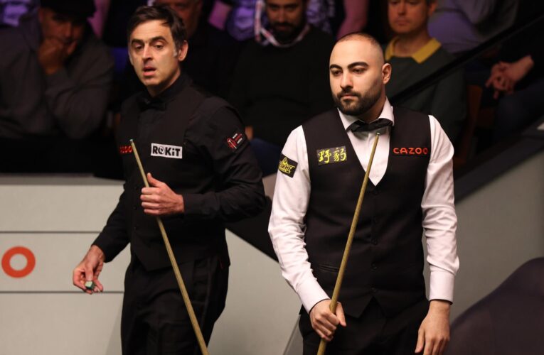 'He's boiled over in the paddock' – O'Sullivan and Vafaei set to lock cues in feisty clash