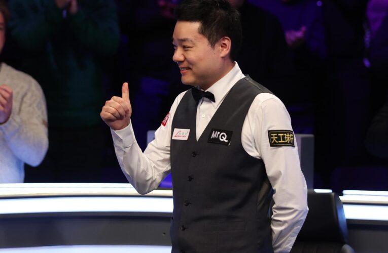 Riyadh Season World Masters: Ding Junhui sets up clash with Ali Carter after whitewash win as golden ball debuts