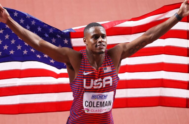 World Indoor Athletics Championships: Christian Coleman holds off Noah Lyles for 60 metres gold, Ackeem Blake third