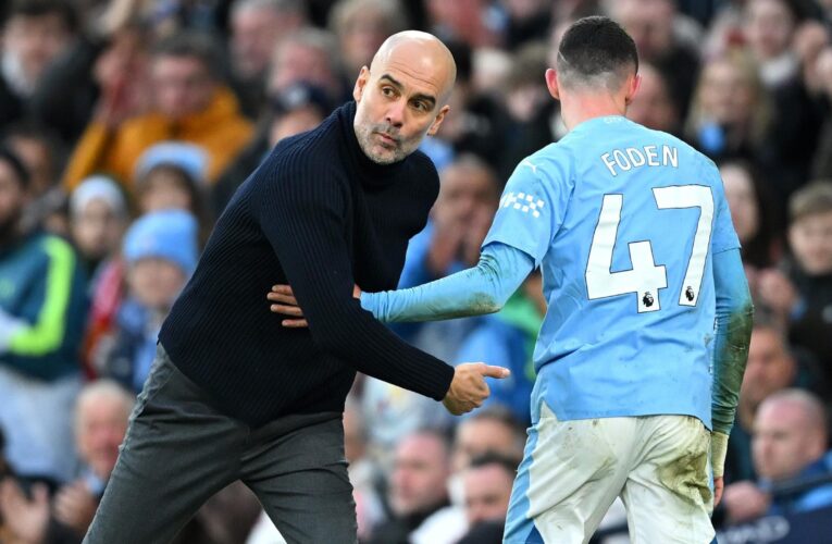 Phil Foden ‘the best player in the Premier League right now’ – Pep Guardiola after two-goal display in Manchester derby