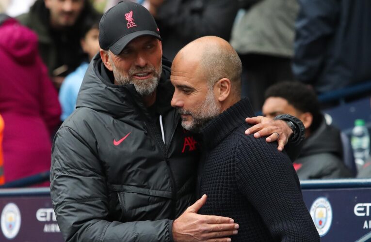 'He’s the best' – Klopp rejects rivalry with Guardiola ahead of possible final PL meeting