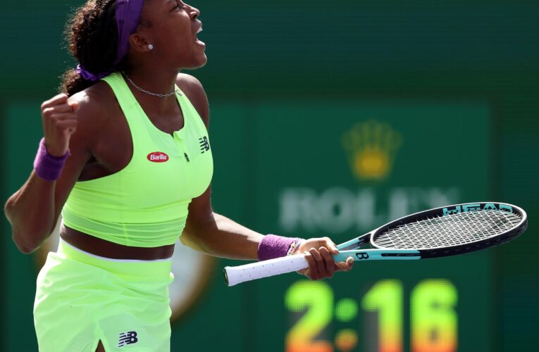Coco Gauff survives scare, Emma Raducanu and Cameron Norrie both progress to next round at Indian Wells