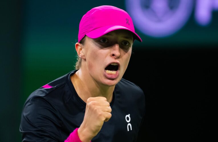 Iga Swiatek ‘keeps focus’ against Yulia Putintseva to set up Caroline Wozniacki clash in Indian Wells quarter-finals
