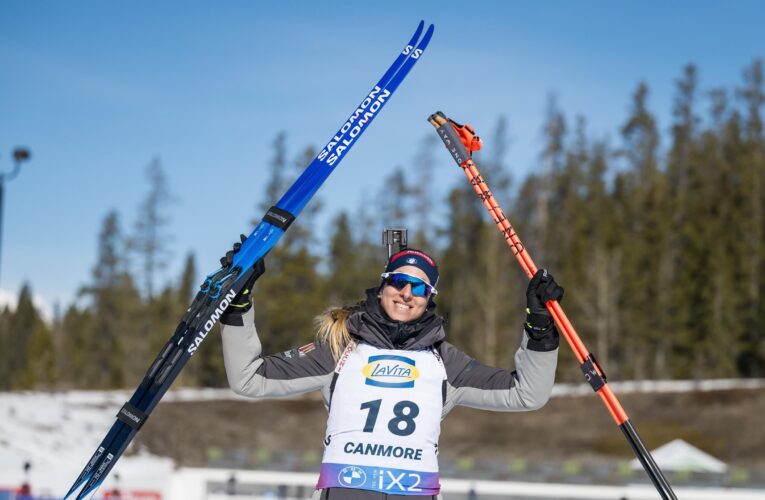 Lisa Vittozzi claims sprint win in Canmore to boost chances of World Cup title as Ingrid Landmark Tandrevold falters