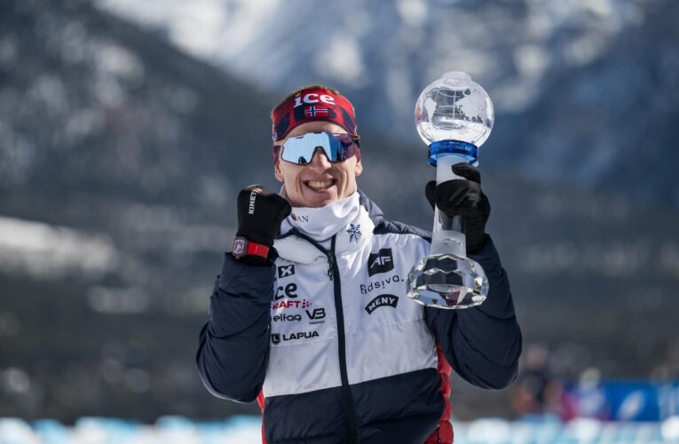 Johannes Thingnes Boe clinches fifth Biathlon World Cup crystal globe with dominant victory in Canmore