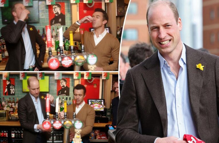 Prince William downs shots with It’s Always Sunny’s Rob McElhenney amid Kate Middleton conspiracy theories