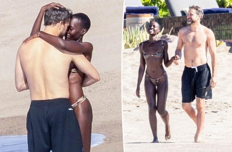 Joshua Jackson and Lupita Nyong’o pack on PDA during her Mexican birthday celebration