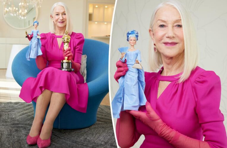 Helen Mirren gets own Barbie doll – with a miniature Oscar
