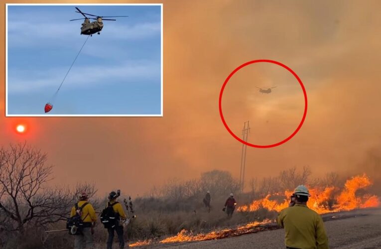 Firefighters endangered by civilian’s drones amid Texas wildfire battle