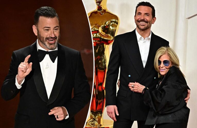 Jimmy Kimmel drags Bradley Cooper for bringing mom to everything: Oscars 2024