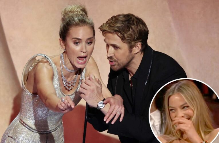 Emily Blunt, Ryan Gosling have ‘Barbenheimer’ argument: Oscars 2024