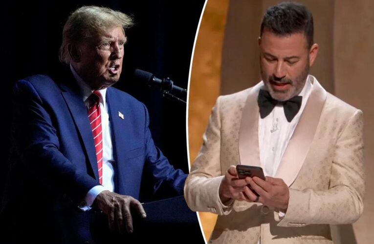 Jimmy Kimmel told not to read Trump tweet at Oscars 2024